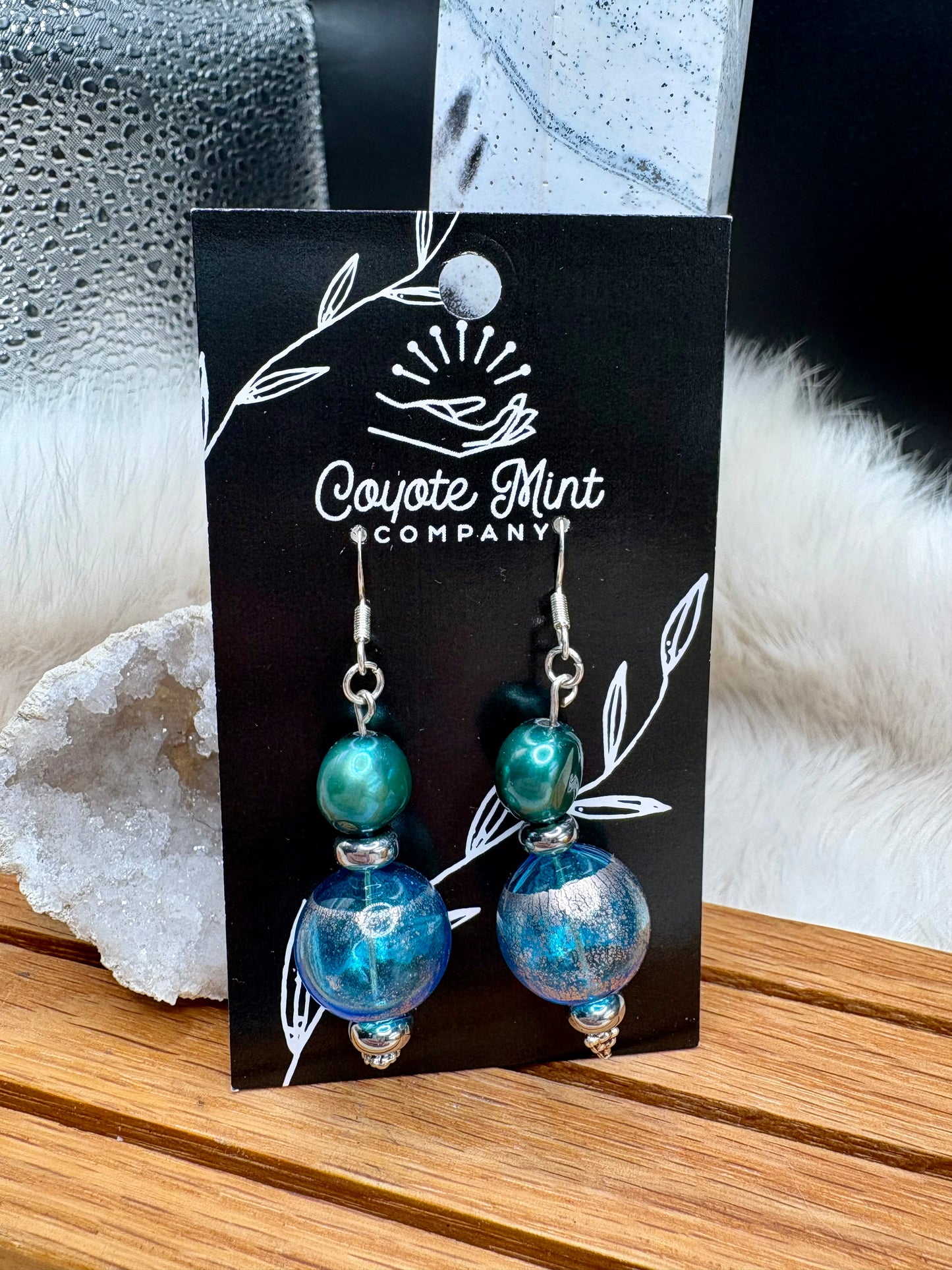 106 - Freshwater Pearls & Blown Glass