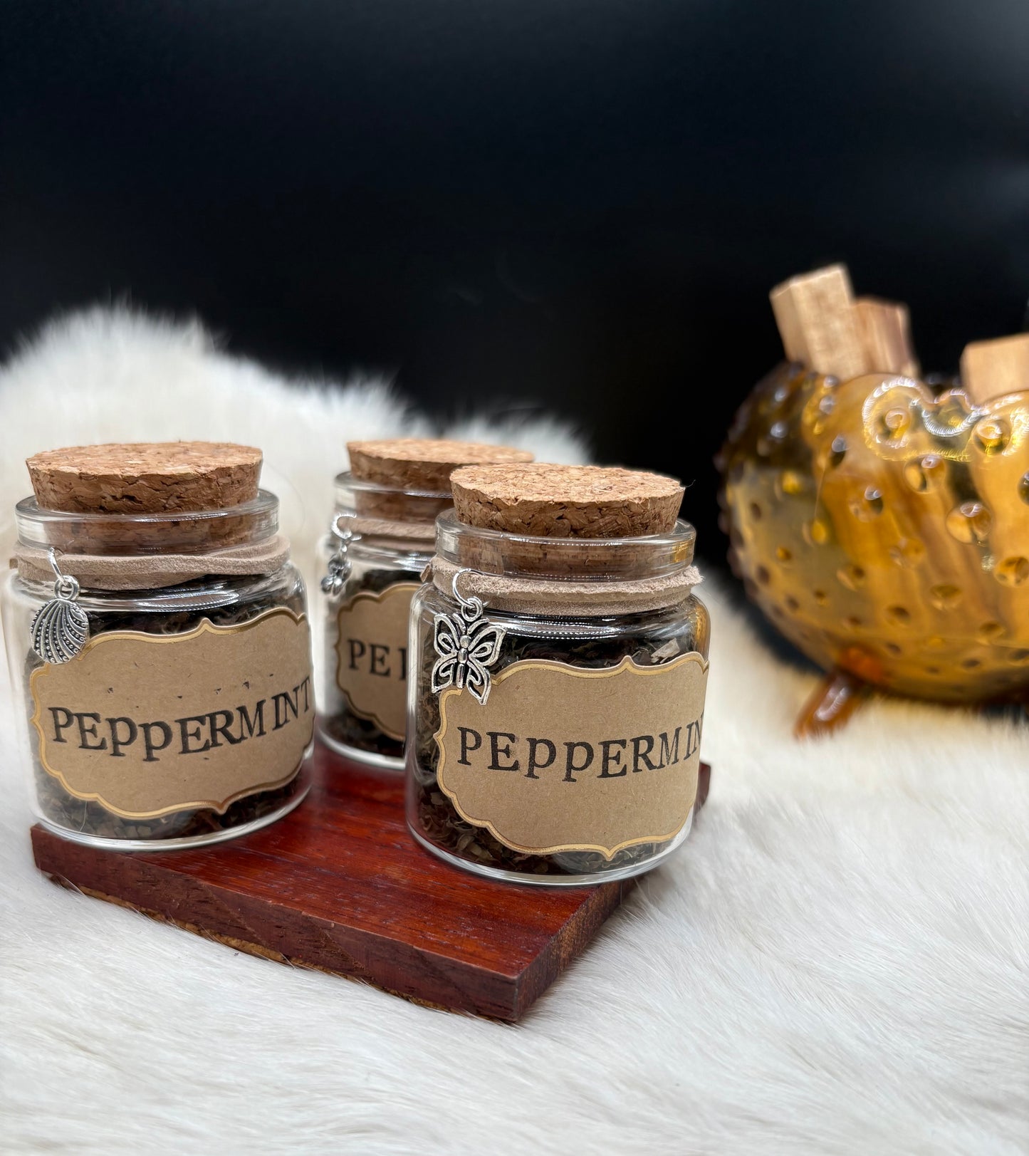 Dried Flowers & Herbs Mini Jars