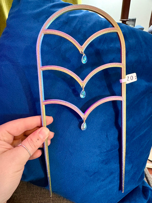 3D-Printed Plant Trellis with Beads