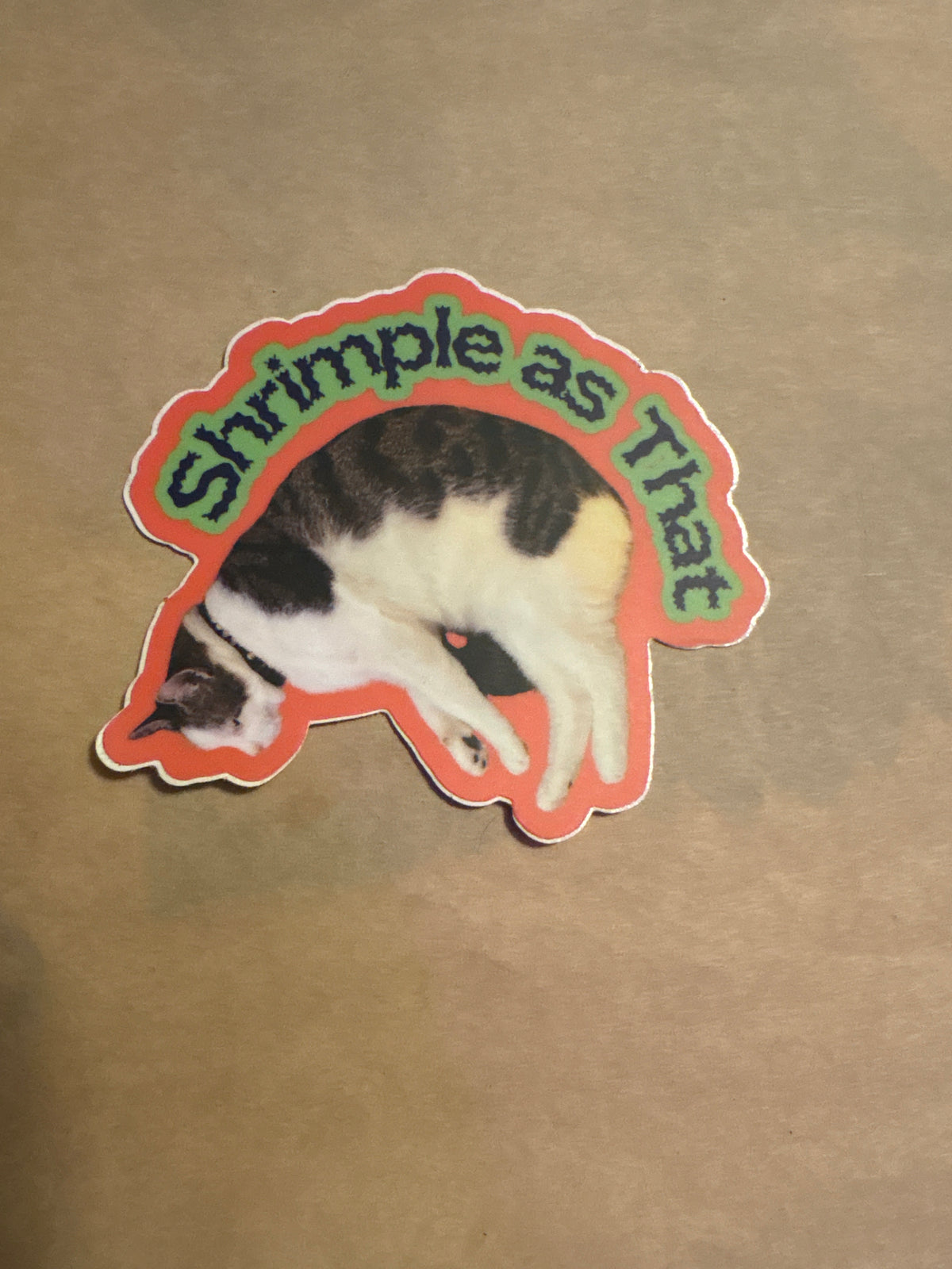 Shrimple As That Sticker