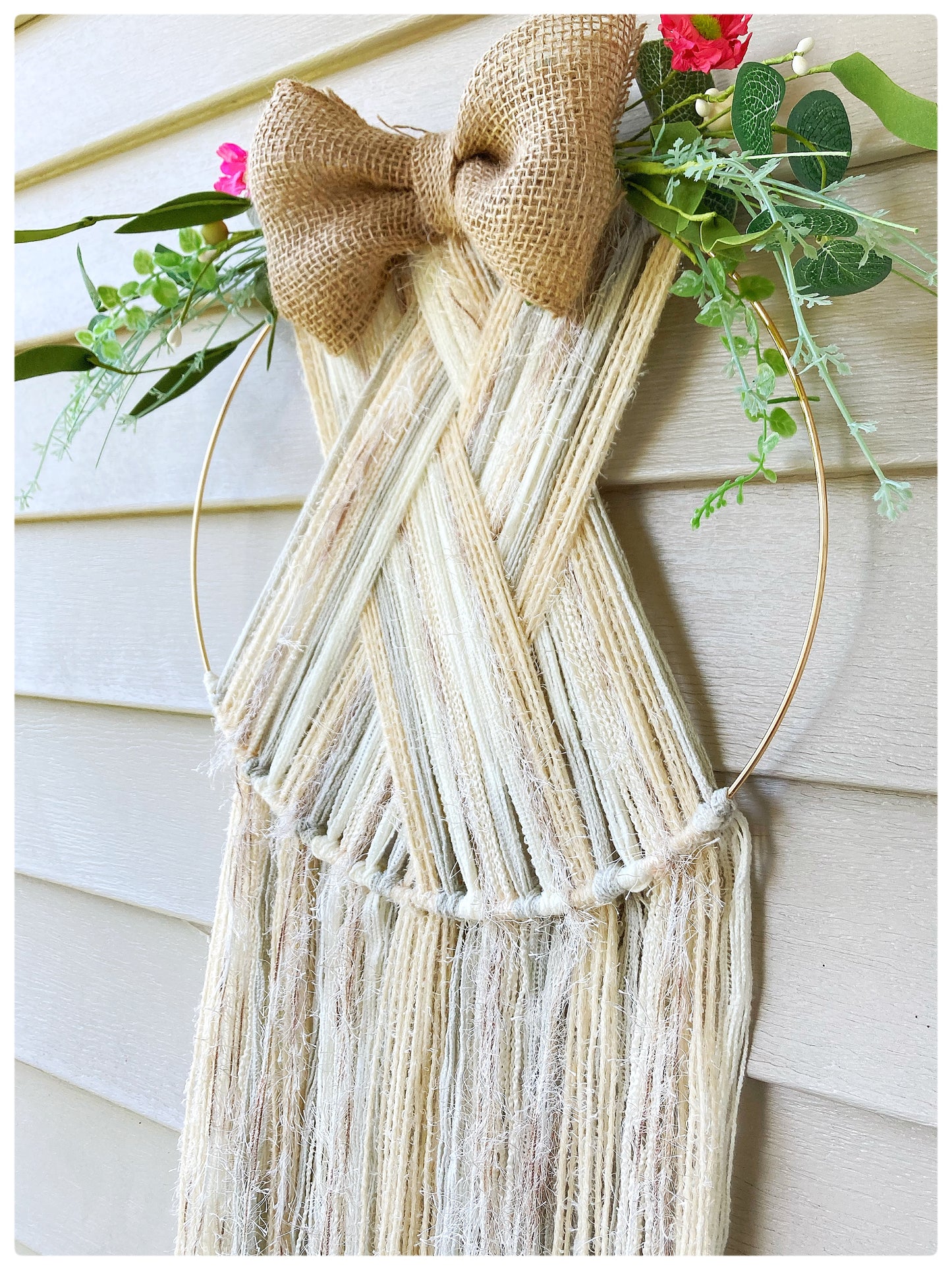 Wildflower Criss-Cross Wreath