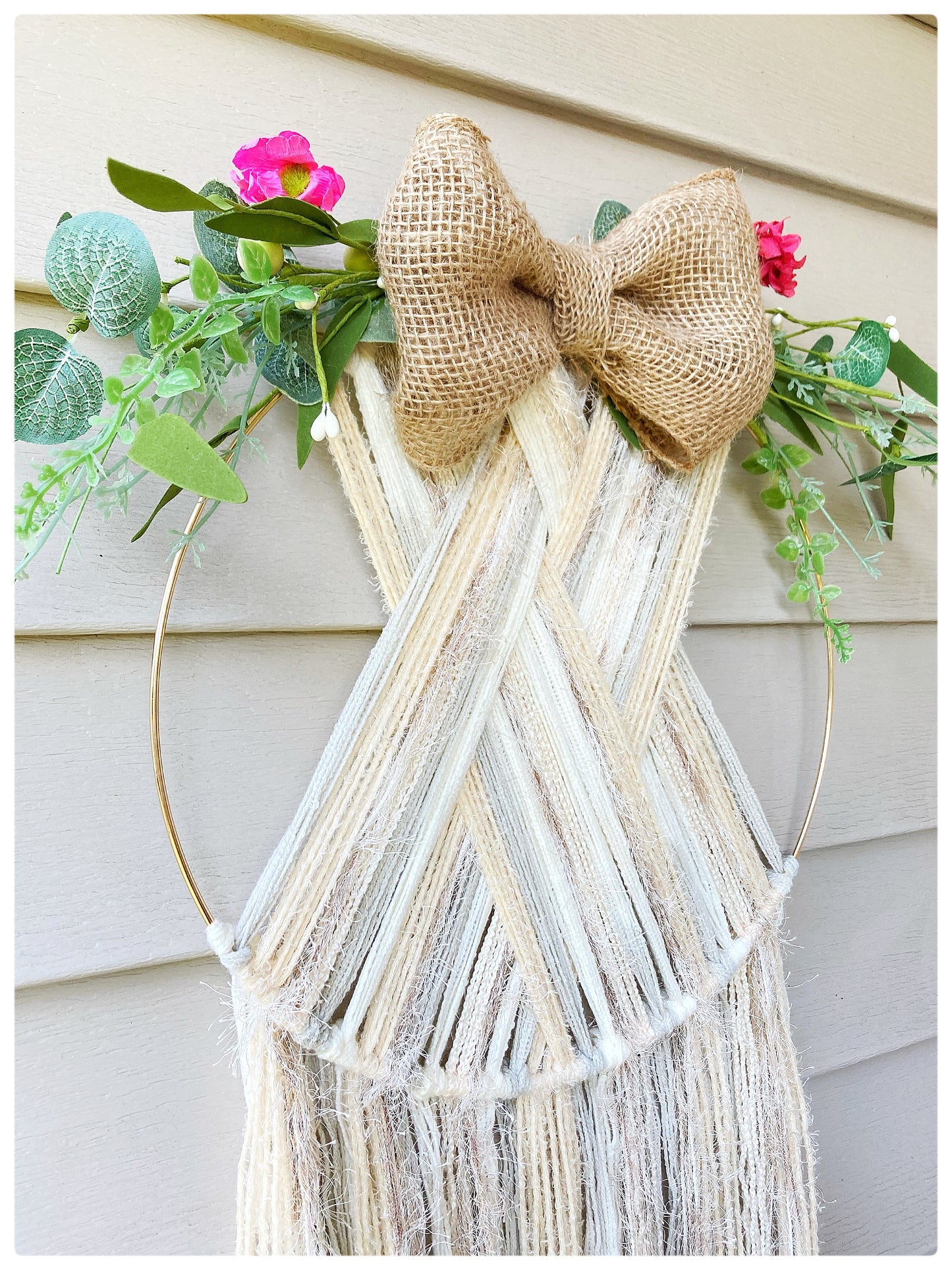 Wildflower Criss-Cross Wreath