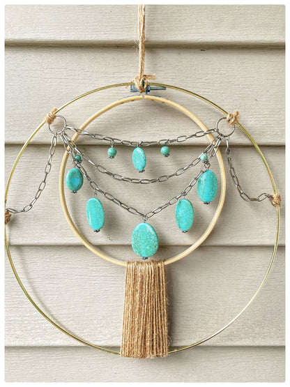 Turquoise Jewelry Wreath