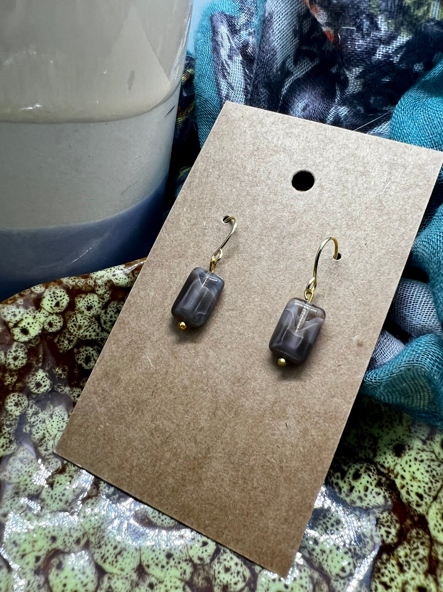 Mini Czech Earrings